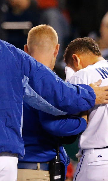 Royals wait to hear about Infante's injury, ponder possible roster moves